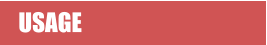USAGE